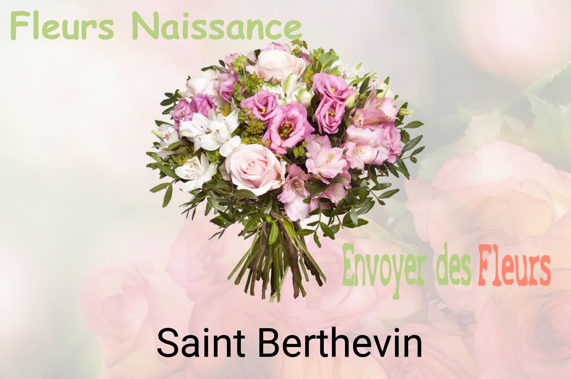 Bouquet de fleurs de naissance livré à Saint-Berthevin